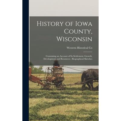 History of Iowa County, Wisconsin