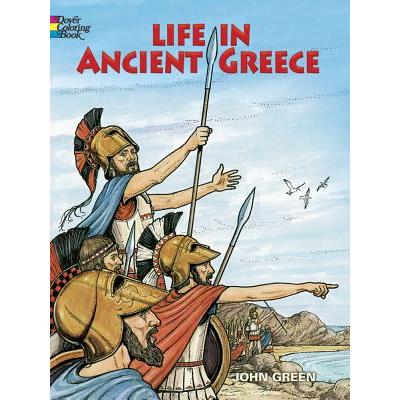 Life in Ancient Greece Coloring Book