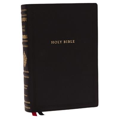 Kjv, Wide-Margin Reference Bible, Sovereign Collection, Genuine Leather, Black, Red Letter, Comfort Print