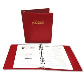 In Remembrance Register 7 Ring Binder