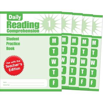 Daily Reading Comprehension, Grade 1 Student Edition Workbook (5-Pack)