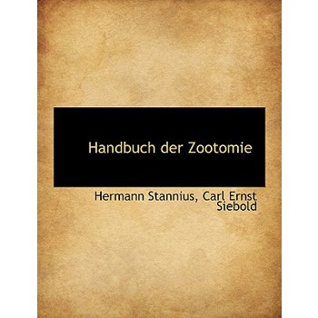 Handbuch Der Zootomie