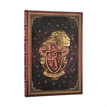 Gryffindor Journal MIDI Custom Unlined Hardcover, 144pg, 120gsm by Paperblanks (Harry Potter Collection)