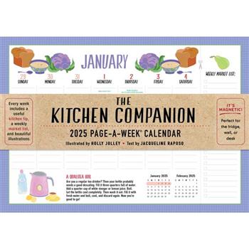 The Kitchen Companion Page-A-Week Calendar 2025