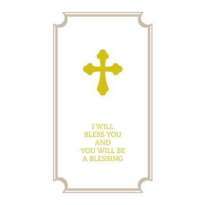 I Will Bless You and You Will Be a Blessing, Commemorative Wedding Booklet, Gift Edition