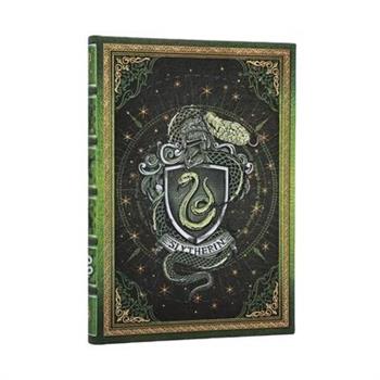 Slytherin Journal MIDI Custom Unlined Hardcover, 144pg, 120gsm by Paperblanks (Harry Potter Collection)