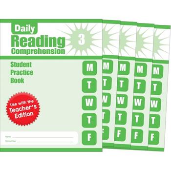 Daily Reading Comprehension, Grade 3 Student Edition Workbook (5-Pack)
