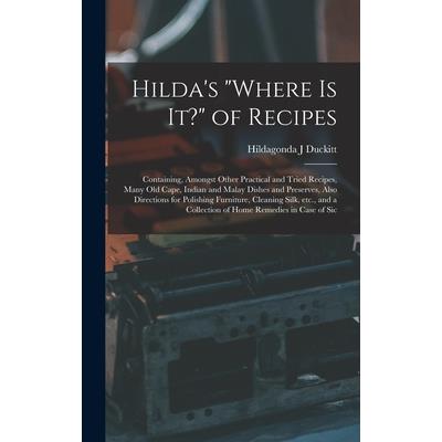Hilda’s where is it? of Recipes