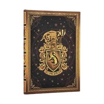 Hufflepuff Journal MIDI Custom Lined Hardcover, 144pg, 120gsm by Paperblanks (Harry Potter Collection)