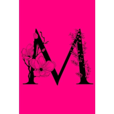 MMonogram Initial Letter Notebook