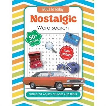 Nostalgic Word Search Book for Adults and Seniors