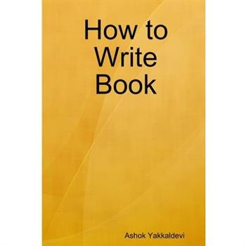 How to Write Book