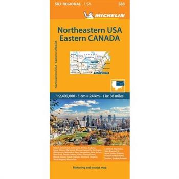 Michelin Map Northeast U.s., Eastern Canada