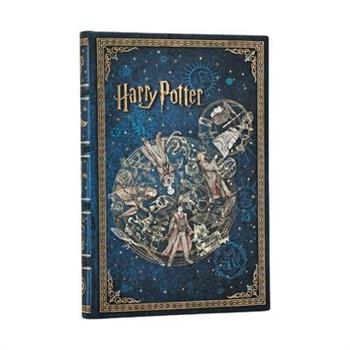 Legends of Hogwarts Journal Mini Custom Unlined Hardcover, 176pg, 85gsm by Paperblanks (Harry Potter Collection)