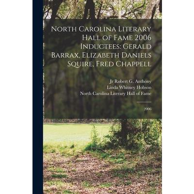 North Carolina Literary Hall of Fame 2006 Inductees