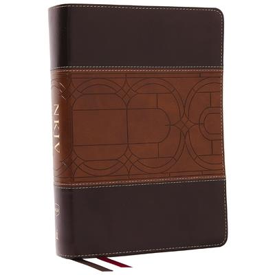 NKJV Study Bible, Leathersoft, Brown, Full-Color, Comfort Print