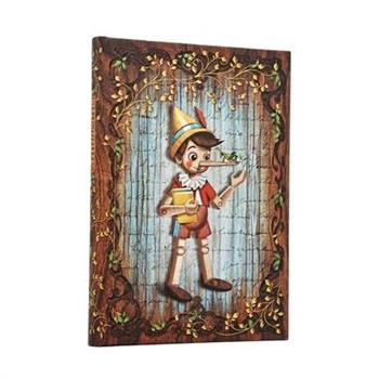 Carlo Collodi, Pinocchio MIDI Unlined Hardcover Journal, 144pg, 120gsm by Paperblanks (Fairy Tale Collection)