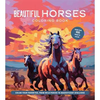 Beautiful Horses Coloring Book