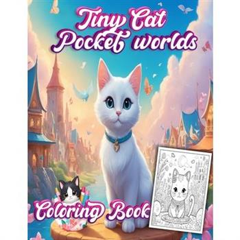 Tiny Cats Pocket World coloring book