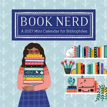 Book Nerd Mini Wall Calendar 2027