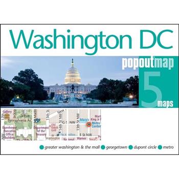 Washington DC Popout Map