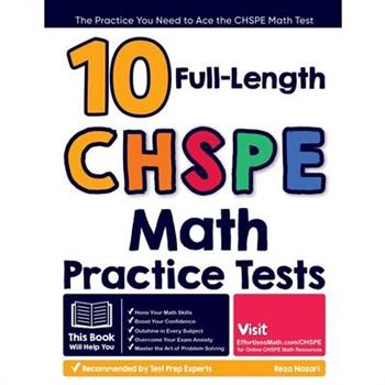 10 Full Length CHSPE Math Practice Tests