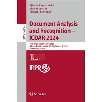 Document Analysis and Recognition - Icdar 2024