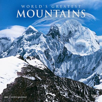 World’s Greatest Mountains 2025 12 X 24 Inch Monthly Square Wall Calendar Foil Stamped Cover Plastic-Free World’s Greatest Mountains 2025 12 X 24 Inch Monthly Square Wall Calendar Foil Stamped Cover Plastic-Free