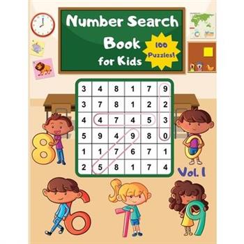 Number Search Book for Kids