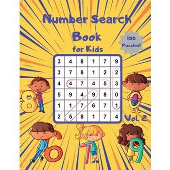 Number Search Book for Kids
