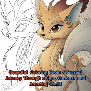 Beautiful coloring book a surreal journey through a cute, curious, and amazing world
