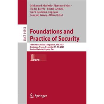 Foundations and Practice of Security