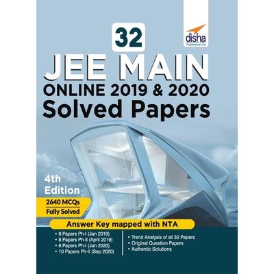 32 JEE Main Online 2019 & 2020 Solved Papers 4th Edition