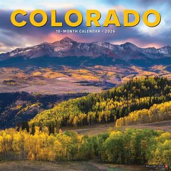 Colorado 2026 12 X 12 Wall Calendar