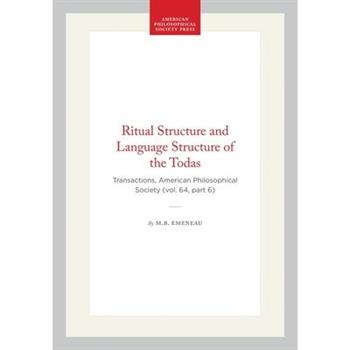 Ritual Structure and Language Structure of the Todas