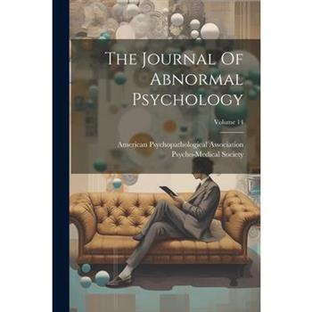The Journal Of Abnormal Psychology; Volume 14