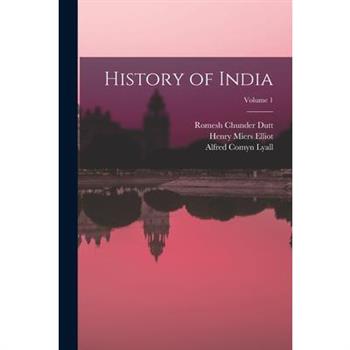 History of India; Volume 1