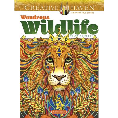 Creative Haven Wondrous Wildlife Coloring Book