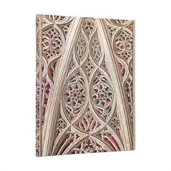 Vault of the Milan Cathedral (Burgundy) Ultra Lined Softcover, 176pg, 100gsm, Duomo Di Milano Collection by Paperblanks (Duomo Di Milano)