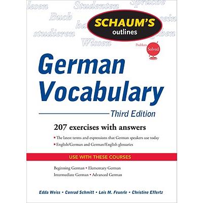 Schaum's Outline of German Vocabulary