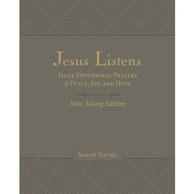 Jesus Listens Note-Taking Edition, Leathersoft, Gray, with Full Scriptures