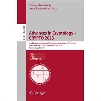 Advances in Cryptology - Crypto 2023