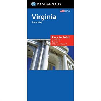 Rand McNally Easy to Fold: Virginia State Laminated Map