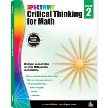 Spectrum Critical Thinking for Math- Grade 2