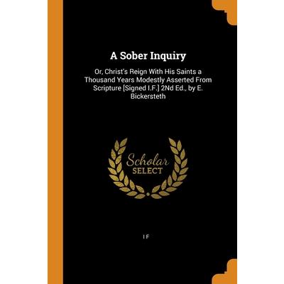 A Sober Inquiry