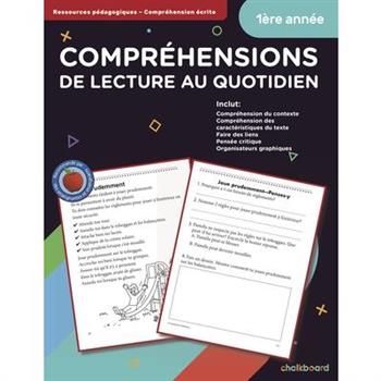 Canadian French Daily Reading Comprehension Grade 1