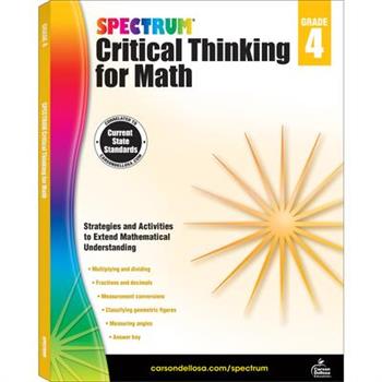 Spectrum Critical Thinking for Math- Grade 4