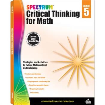 Spectrum Critical Thinking for Math, Grade 5