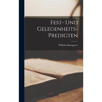 Fest- und Gelegenheits-Predigten