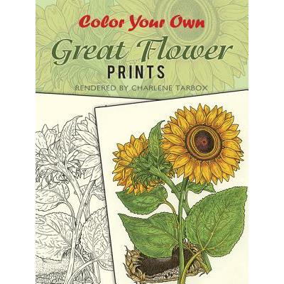 Color Your Own Great Flower Prints